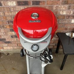Char-Broil Electric Grill BBQ Patio Bistro Red Great Condition 