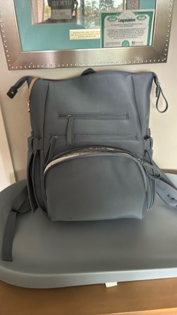 CLOUD ISLAND Diaper Bag Blue