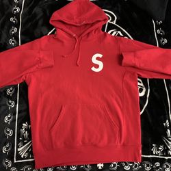 Supreme S Logo Hoodie size L NEW