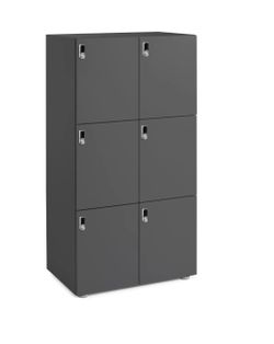 Stash Digital 6-Door Locker by Poppin (NEW IN BOX)