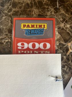 Panini Rewards 900 Points Card