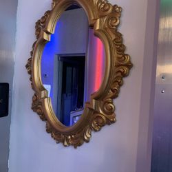 Large Antique Mahogany Mirror