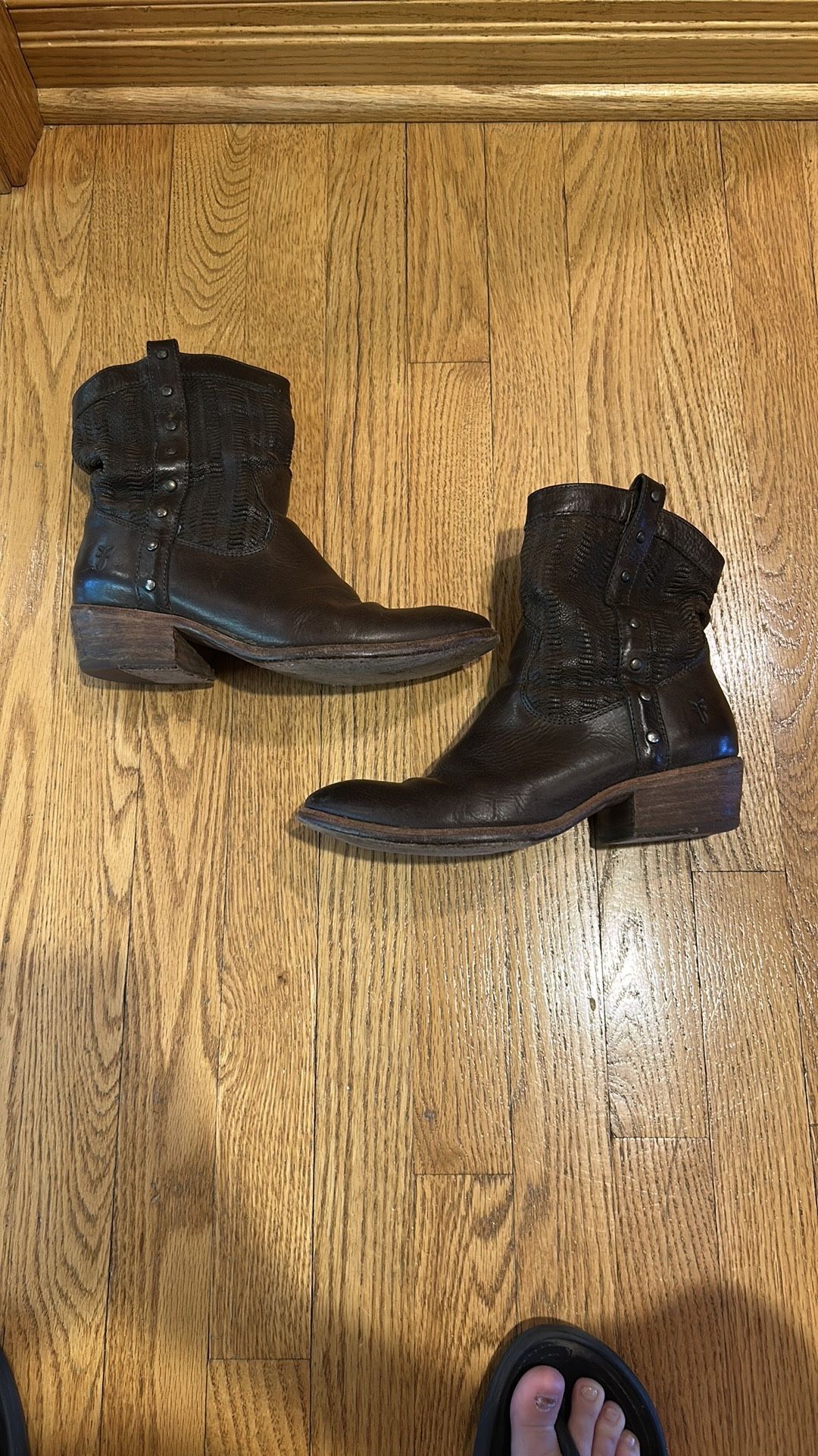 Vintage Frye Brown Leather Boots