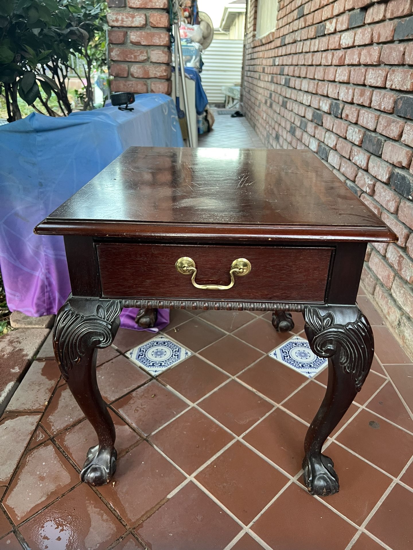 Beautiful Antique Wood Design Table