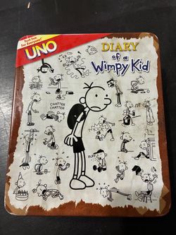 Diary of a Wimpy kid Uno game in tin￼