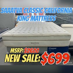 SAAATVA CLASSIC CALIFORNIA KING MATTRESS 