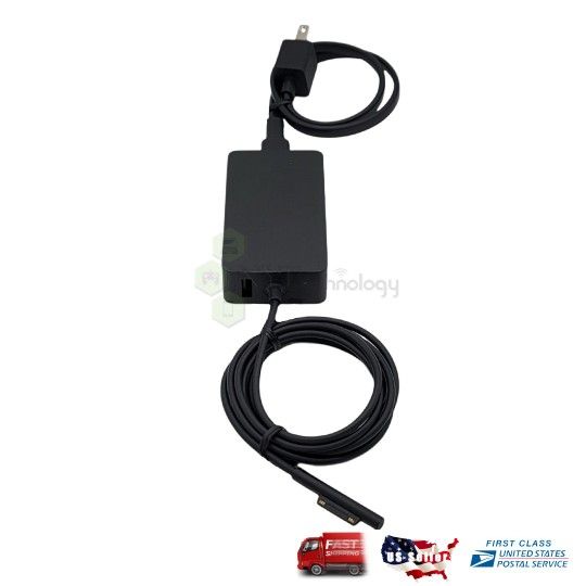 Genuine Microsoft Surface 44W Power Supply AC Adapter - Black 15V Model 1800