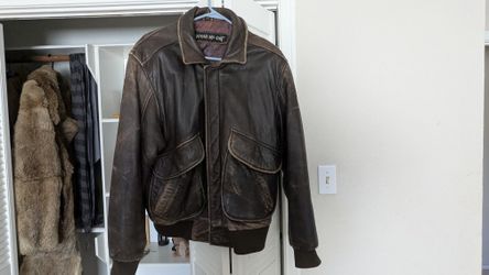 Leather Bomber Jacket