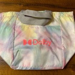 Cooler Bag Lunch Tote Insulated Holds 6 Cans Pastel color Dolby