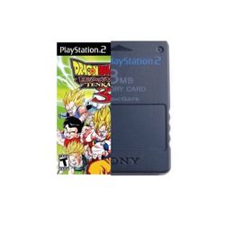 PS2: 8MB Memory Card Saved Game Data - Dragon Ball Z: Budokai Tenkaichi 3 