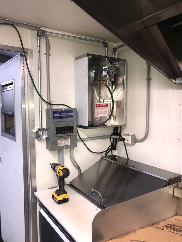 Food And Chip Truck Fire Suppression System