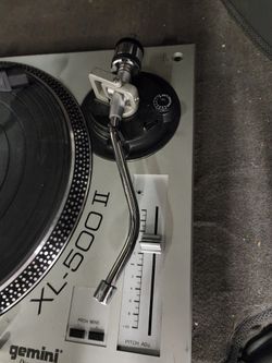 Gemini XL-500II ターンテーブル RCAケーブル付 KAB/GEMINI XL-500 II SC 33 45 RPM TURNTABLE PACKAGE