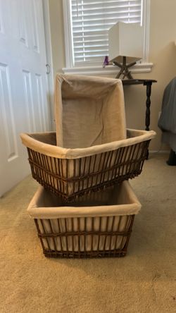 Baskets with liners