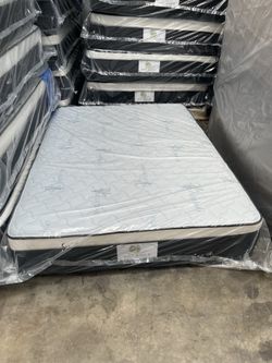 Brand New Orthopedic, Plush Top Mattresses We Carry All Sizes With The Purchase Of Every Mattress You Got A Free Box Spring 