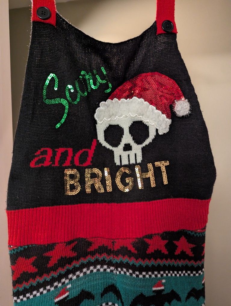 Halloween Christmas Sweater Pajamas Onesie