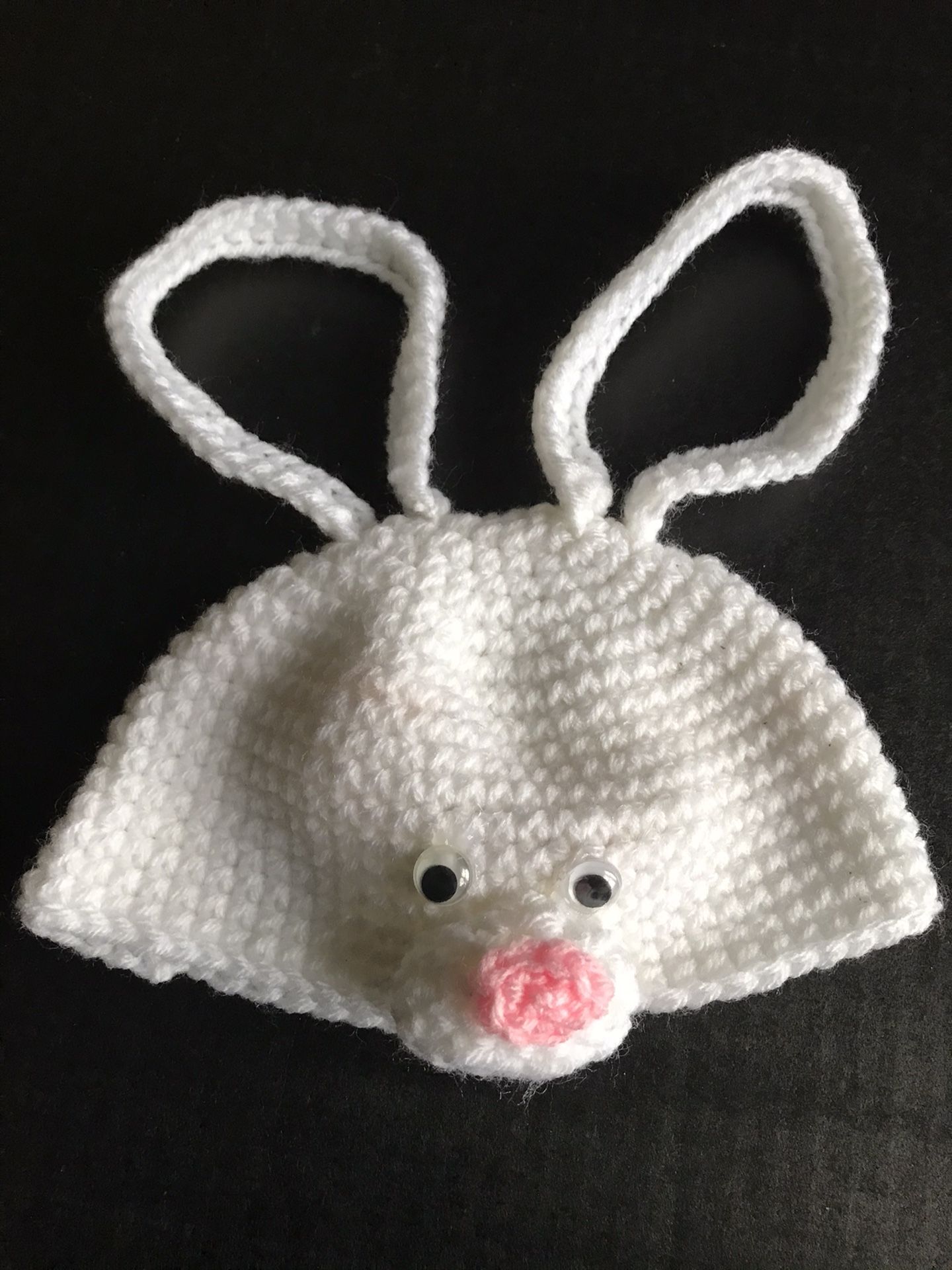 Crotcheted Bunny Hat