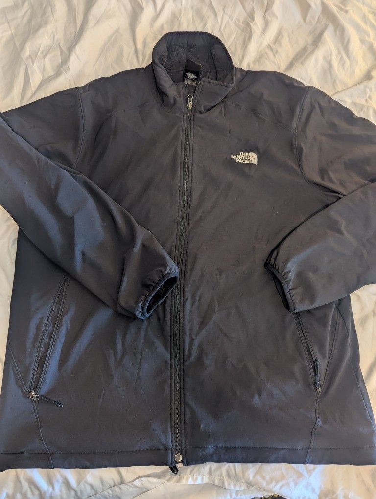The North Face Softshell Fleece Lined Stretch Jacket Mens XL