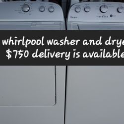 Whirlpool Washer And Dryer 