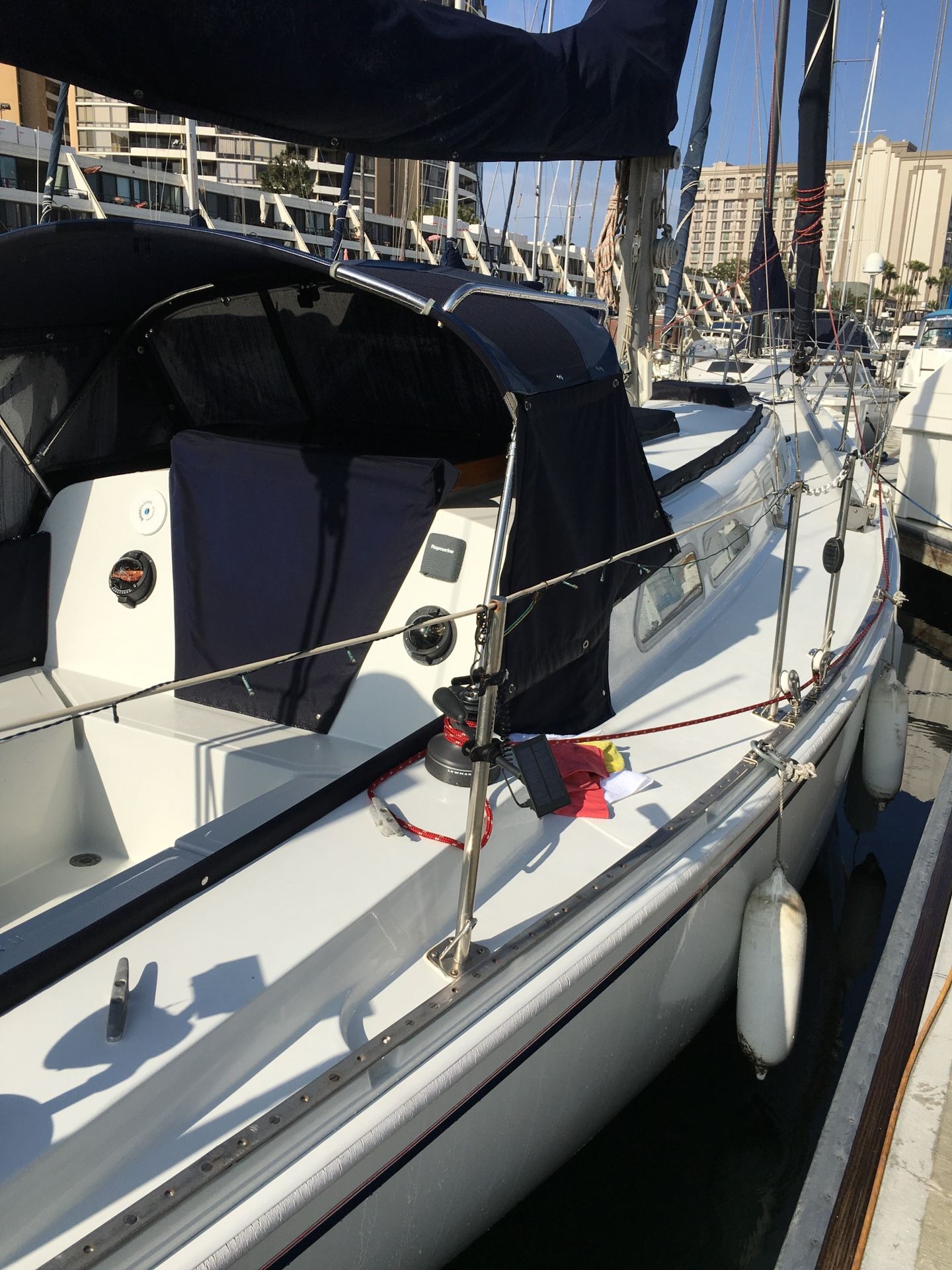 Sail Boat 35 Feet , Electric Motor Erickson