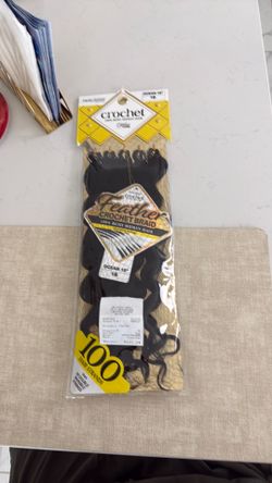 100 % human hair Crochet 18 inch