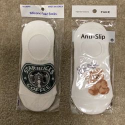 Starbucks & Bare Character Socks