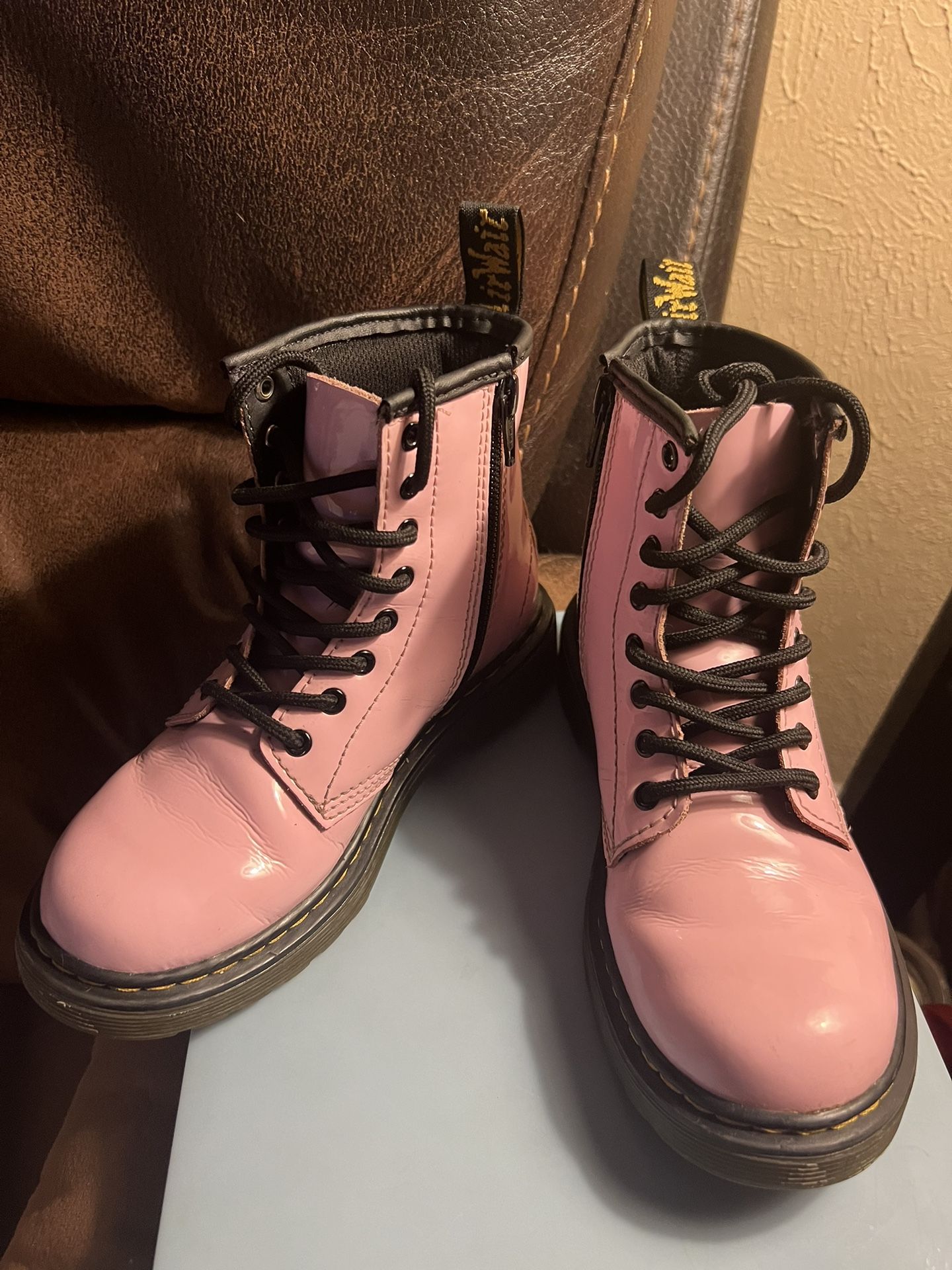Pink Dr. Martens Girls Size 1 Boots