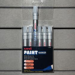 Uni Paint Px-20 Silver 6pcs Markers