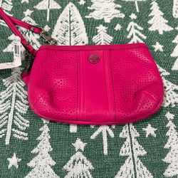 Coach Watermelon Wrist Purse