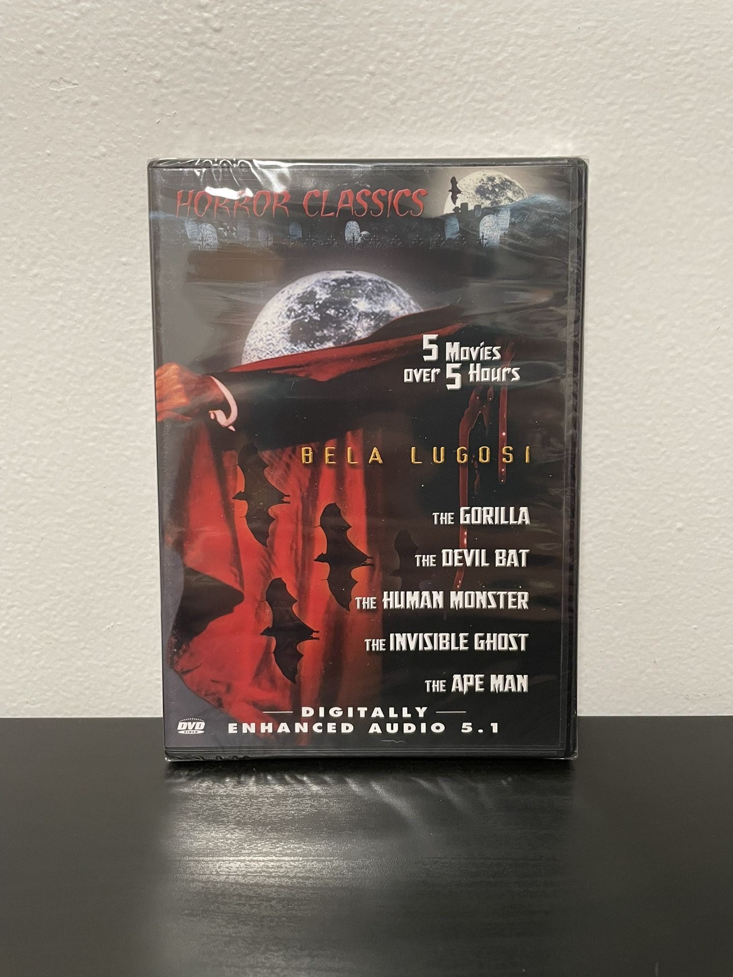 Horror Classics 5 Movies DVD NEW Bela Lugosi Devil Ghost Monster Vintage 1940s
