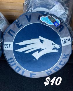 Nevada Wolf Pack Pillow
