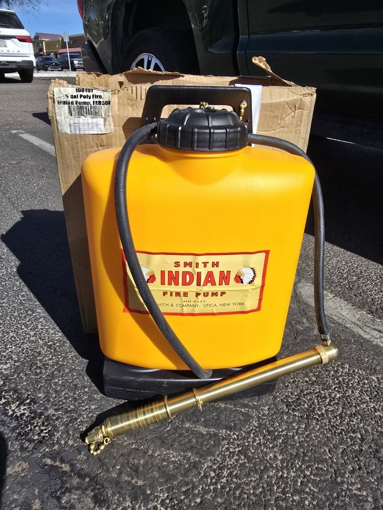 Fedco Indian 5gal Fire Pump NEW Backpack Sprayer