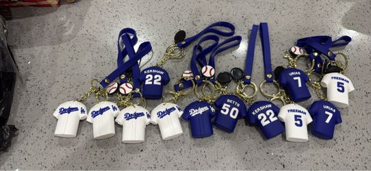 Dodger shirt keychains