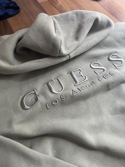 Guess Hoodie Green Lrg 