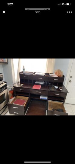 Computer desk $250 real wood original price $1000.00