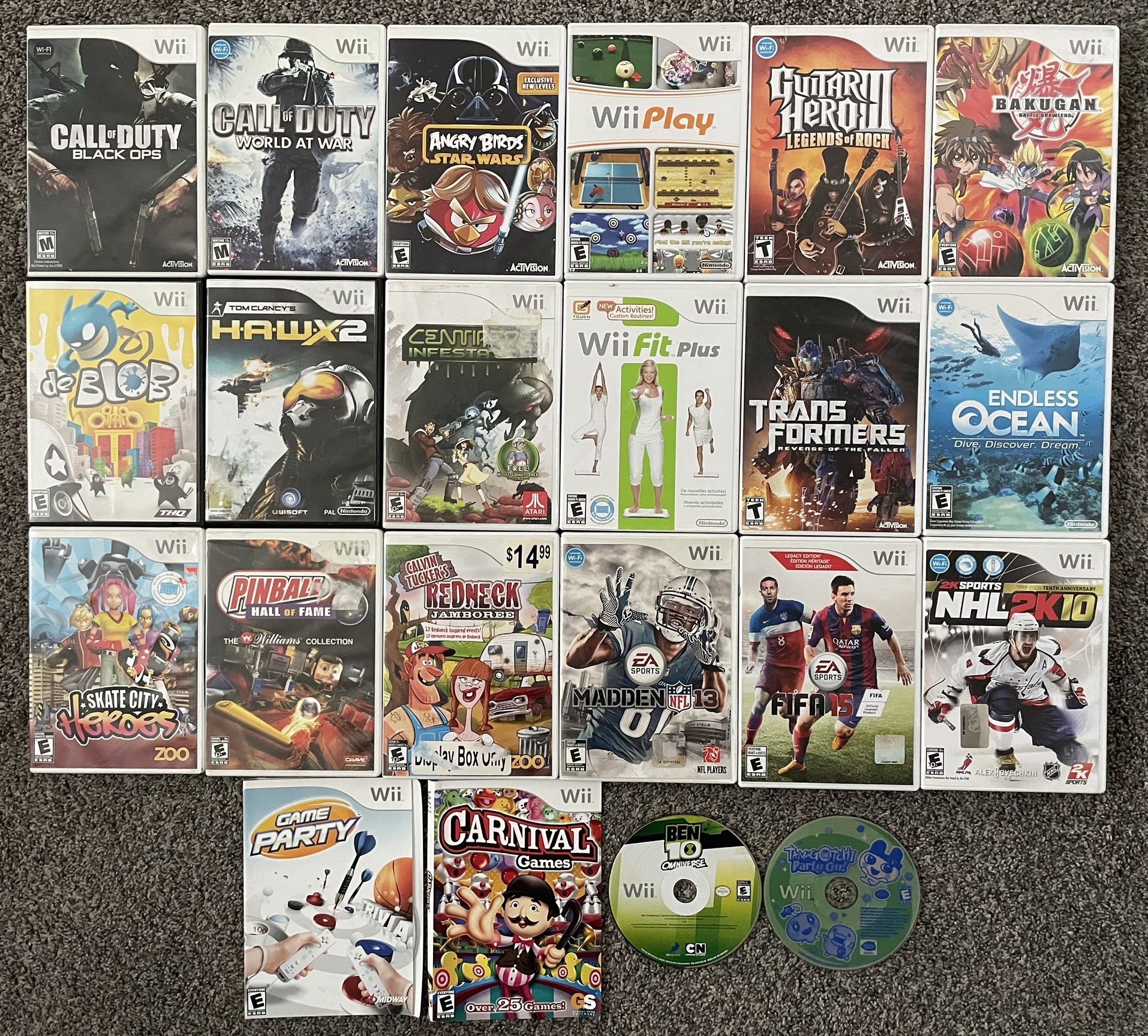 Nintendo Wii Video Games