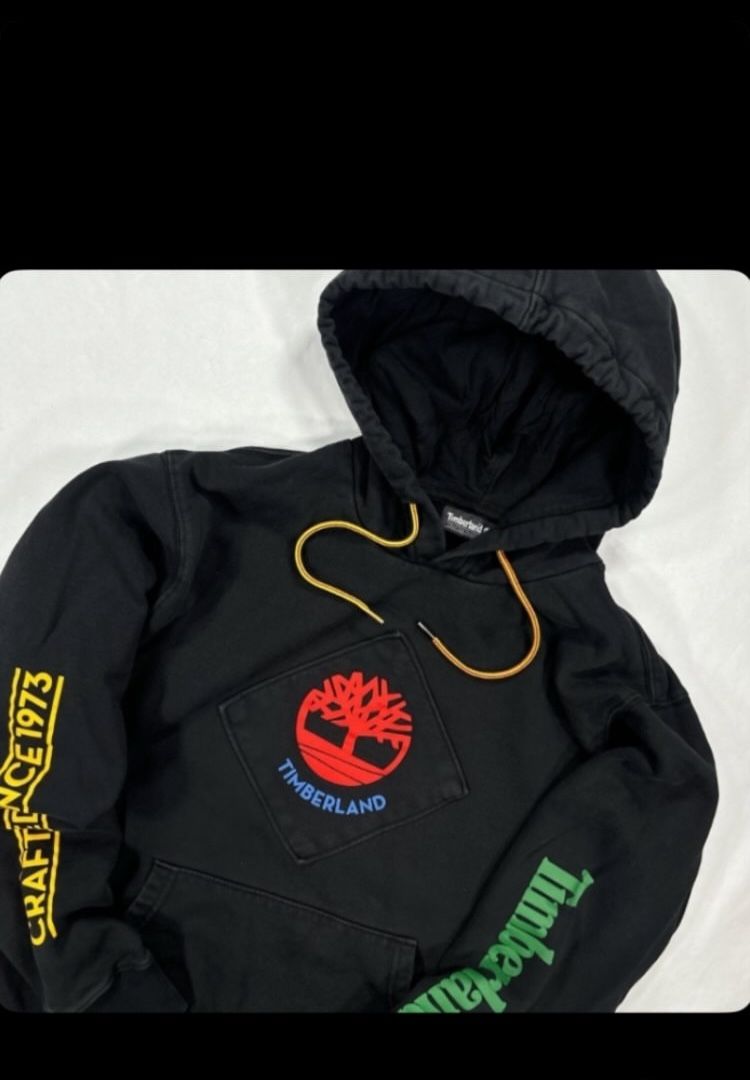 Black Timberland hoodie size:small