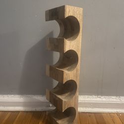 Urban Outfitters Wood Wine Rack (holds 4 Wine Bottles)