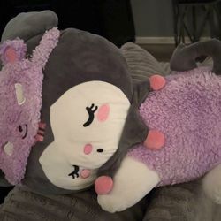 Sleeping kuromi plush