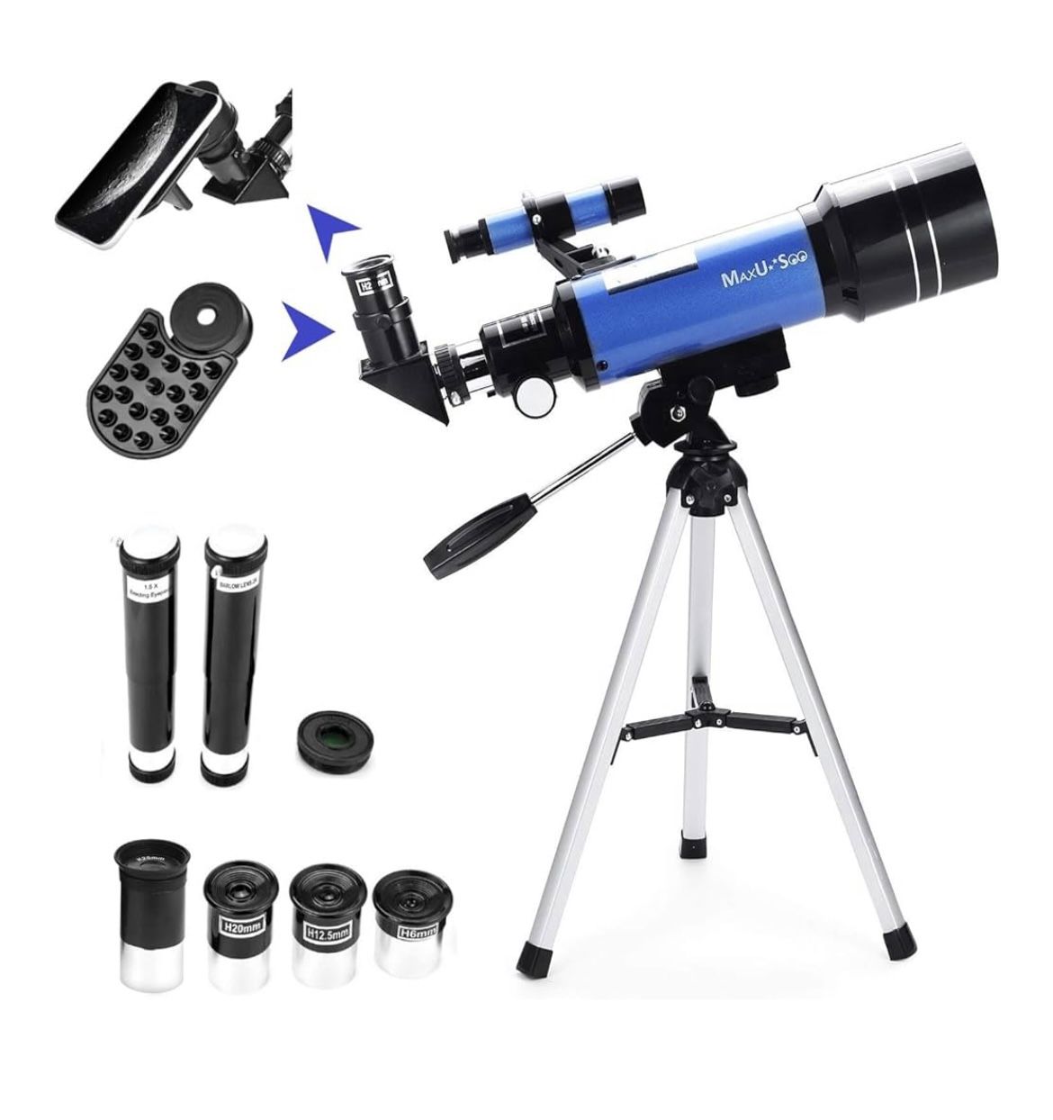 High-Quality Refractor Telescope - Explore the Universe with Detail and Clarity