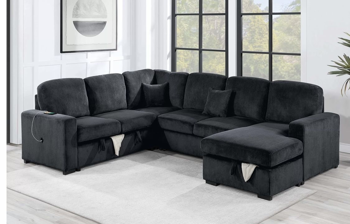 Sectional Sleeper Sofa With Storage 