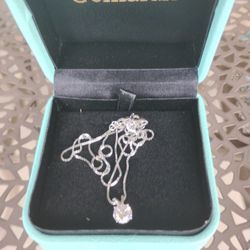 Moissanite Solitaire Necklace 