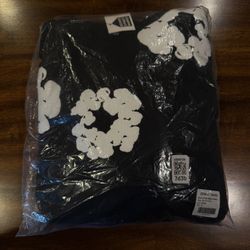 Black Denim Tears Cotton Wreath Hoodie 