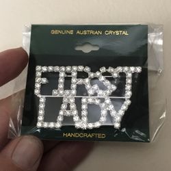 Austrian Crystal First Lady (Large) Fashion Pin