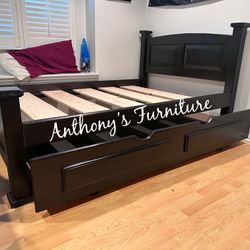 Full Bed And Trundle Frame 