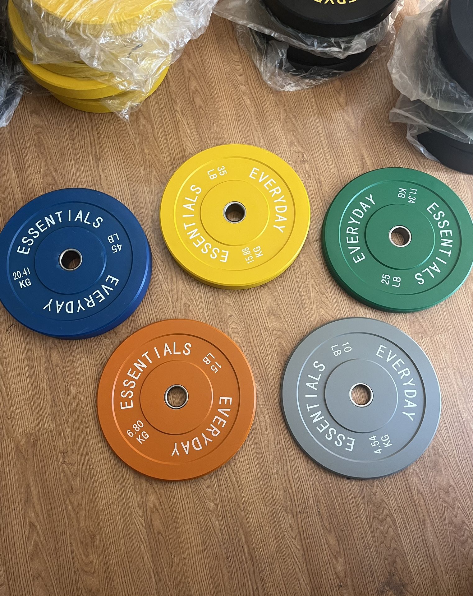 Weight Plates set 260lbs