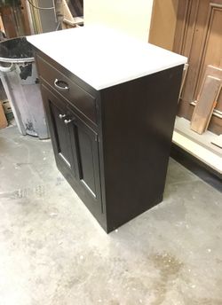 Small marble top cabinet