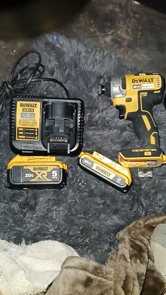 Impact Gun Charger  And Batteries