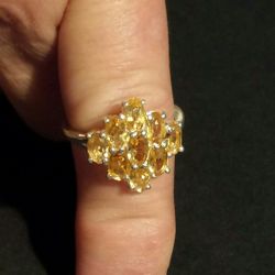 Brazilian Citrine Ring (Size 5)