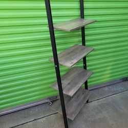 Gray Ladder Shelf 