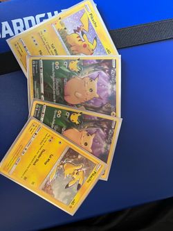 Pikachu cards